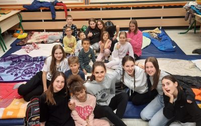 Spanje na šoli v okviru interesne dejavnosti prostovoljstvo